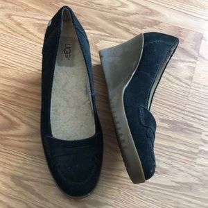 Women’s UGG size 8 Black wedges